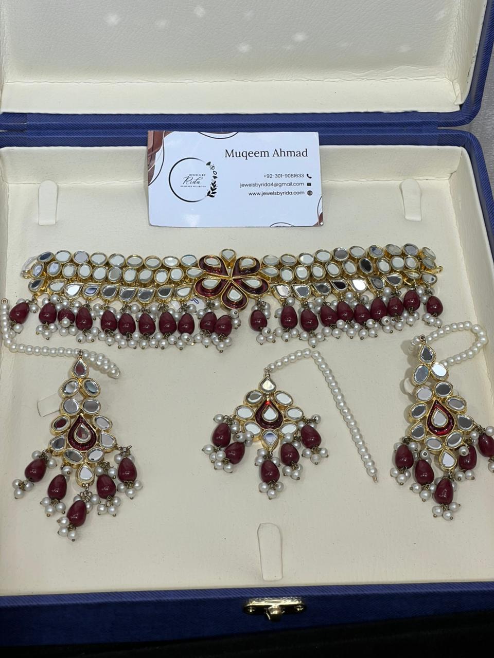 Party Wear Choker Set with Earrings
