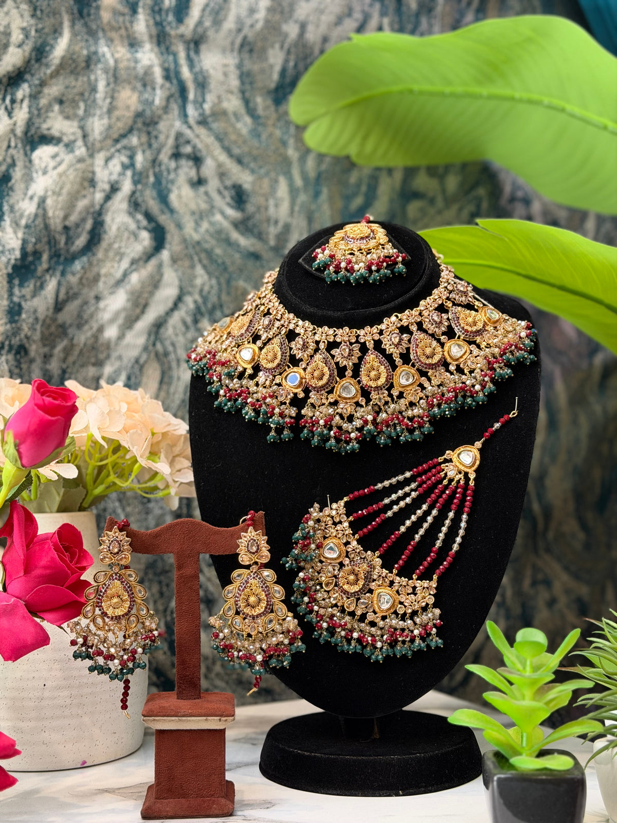Traditional handmade bridal set