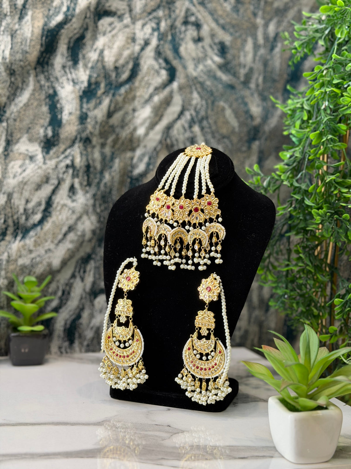 Kundan bridal set
