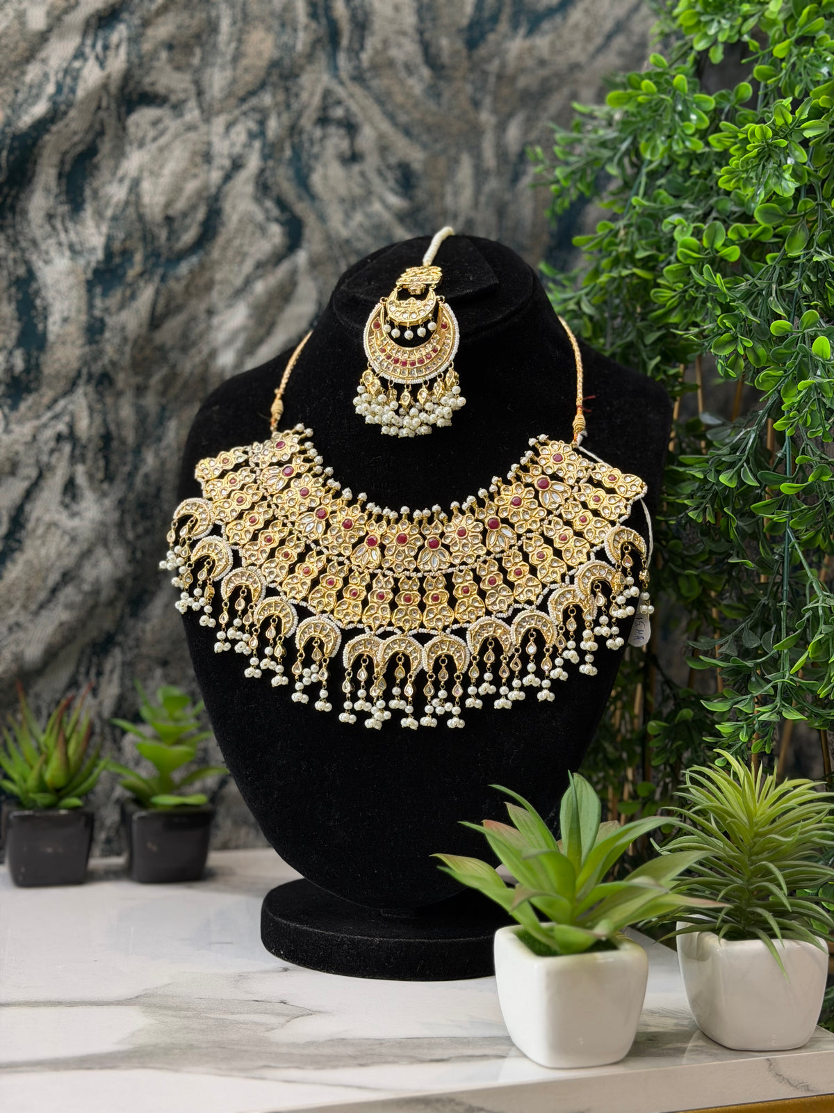 Kundan bridal set