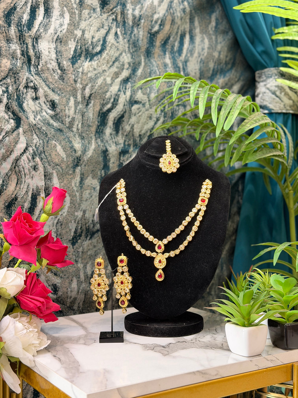 Heritage kundan set