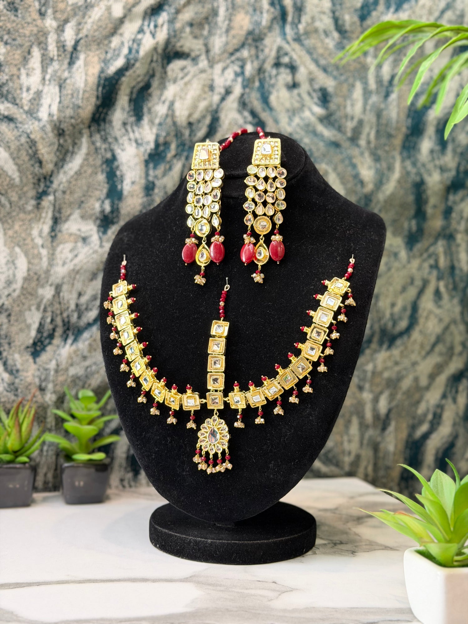 Kundan bridal set