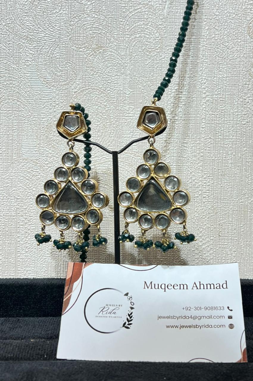 Kundan Chandbali Earrings