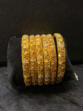 Gold Polished Bangals