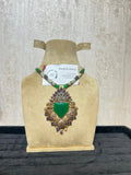 Vintage Handmade Green Pendant