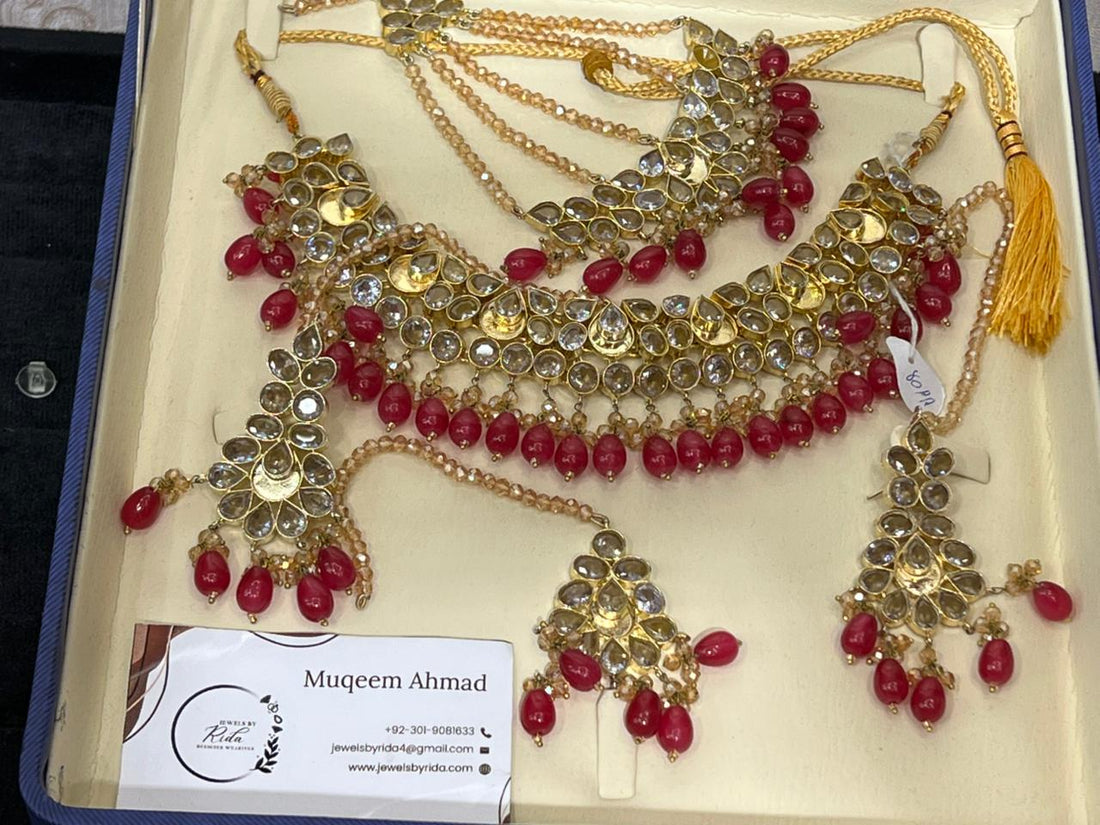 Premium Bridal Choker Jewelry Set