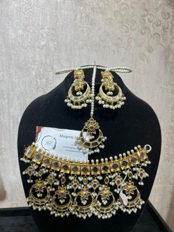 Crystal Choker Necklace Set