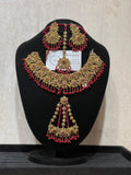 Royal Ruby Red Statement Jewelry Set