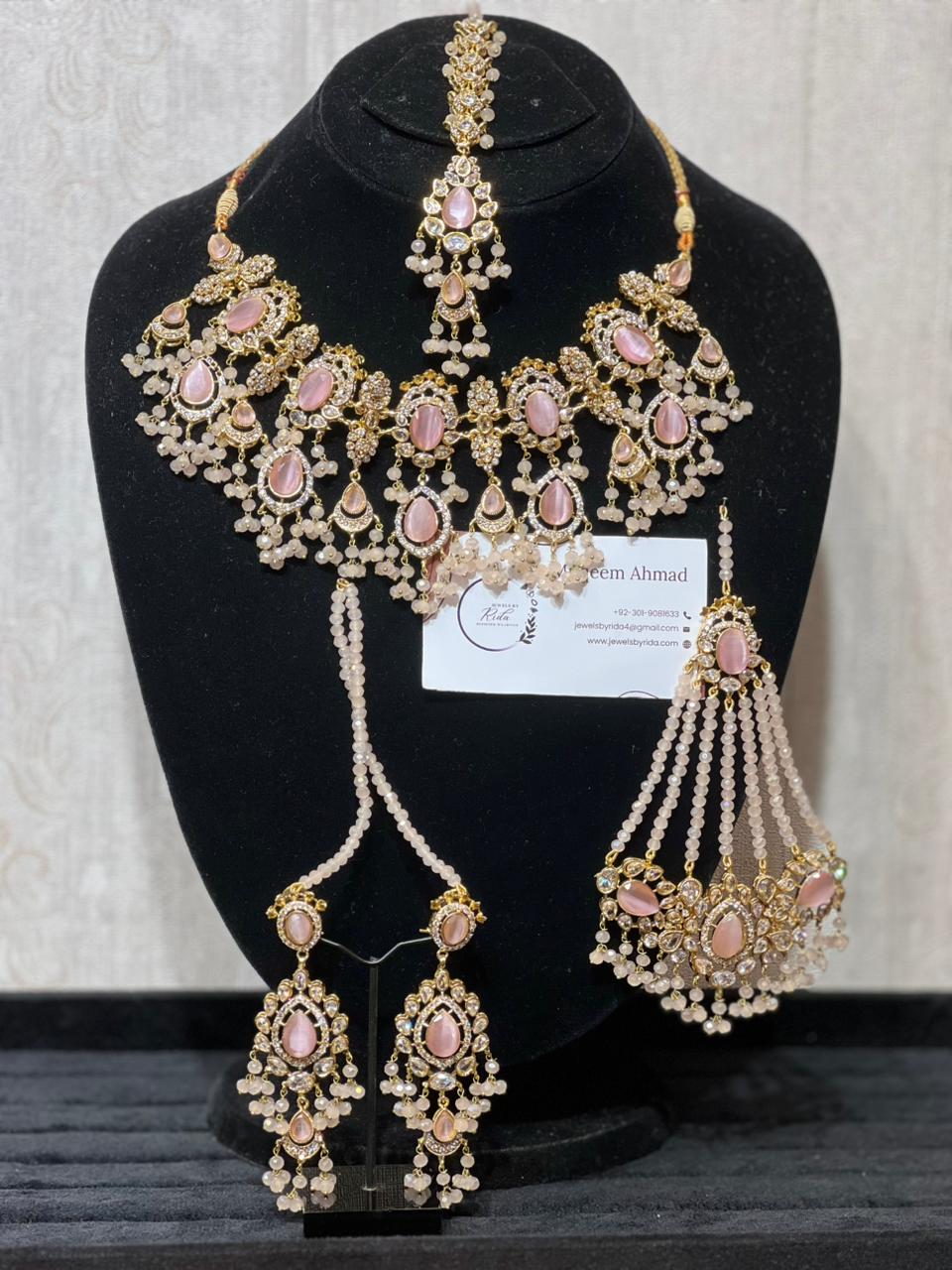 Blush Pink Royal Jewelry Set