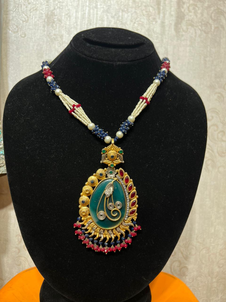 Handmade Emerald Green Artisan Pendant